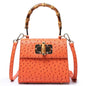 Buckle bag ostrich pattern single shoulder diagonal cross women's bag eprolo