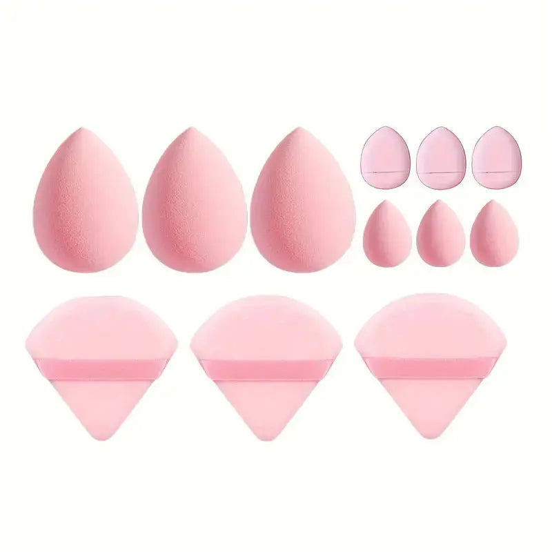 12Pcs Makeup Sponge Blender Beauty Egg Foundation Sponges Liquid Cream Cosmetic Puff Women Make Up Accessories Beauty Tools eprolo