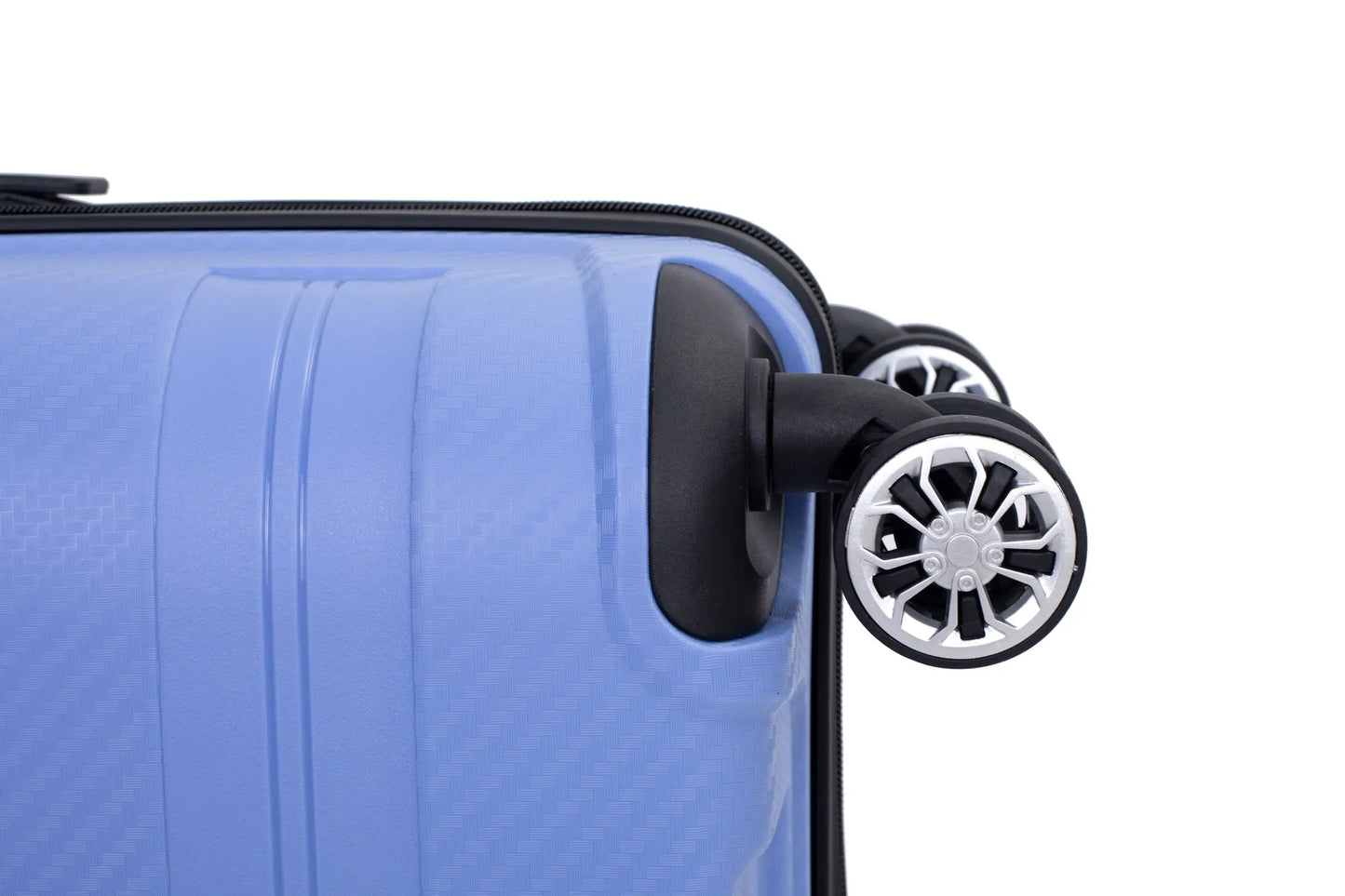 Hardshell Suitcase Spinner Wheels PP Luggage Sets Lightweight Durable Suitcase ,3-Piece Set (20/24/28) ,Purplish Blue eprolo