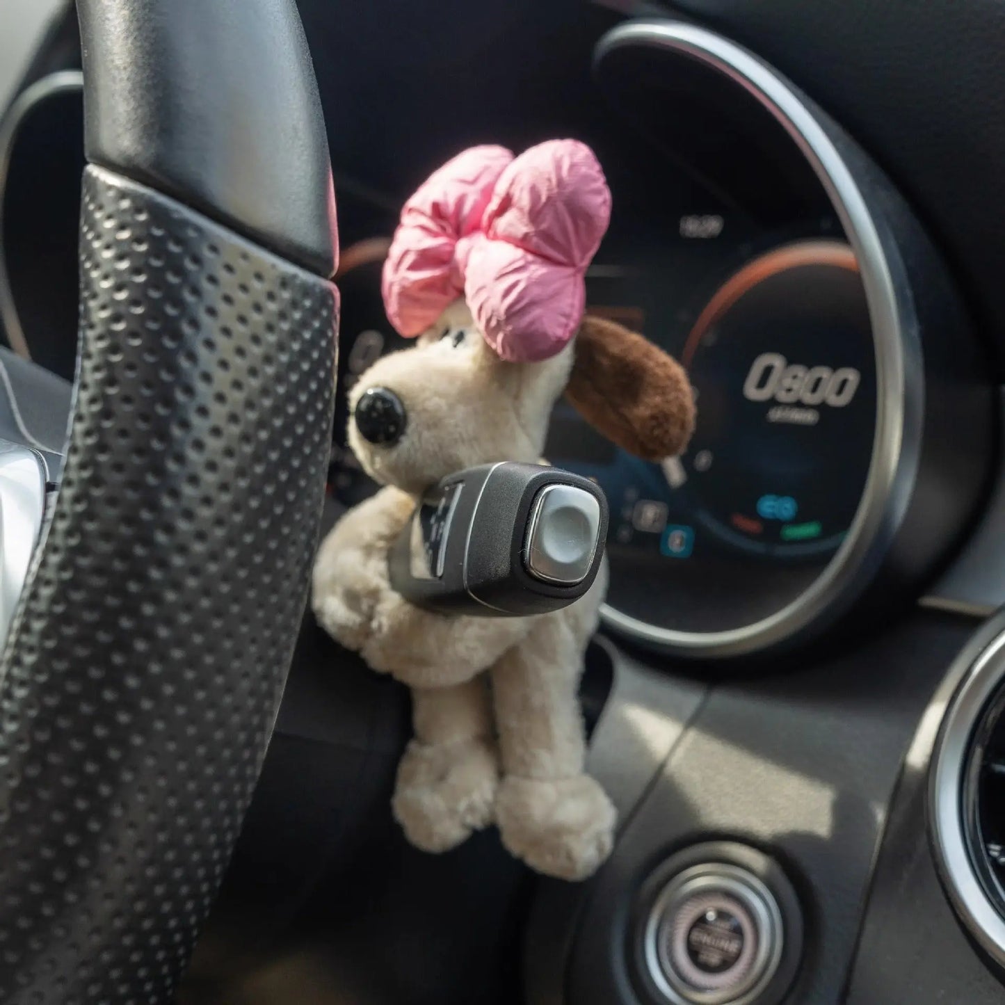 Car small ornaments cute head dog plush doll sentimental car interior decoration supplies eprolo