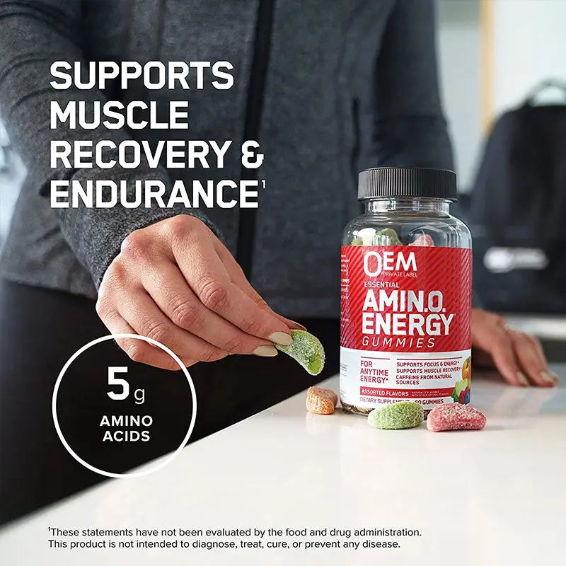 Energy gummies amino acids exercise and fitness gummies eprolo