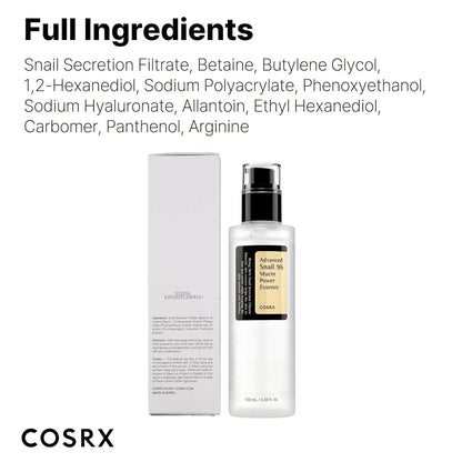 Cosrx snail serum collagen liquid facial essence liquid hydrating moisturizing essence 100ml eprolo