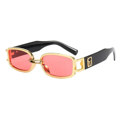 Fashionable Resin Sunglasses Men's Stall Red Transparent Glasses eprolo