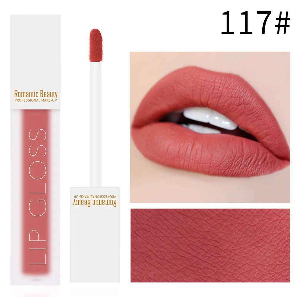 Romantic Beauty Velvet Matte Lip Glaze Non-Stick Lip Gloss eprolo