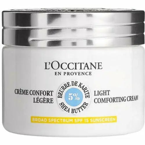 L'Occitane 5% Shea Light Comforting Face Cream SPF15 Violet Deianeira