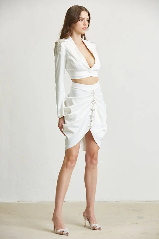 Victoria Skirt Set White Amphitryon