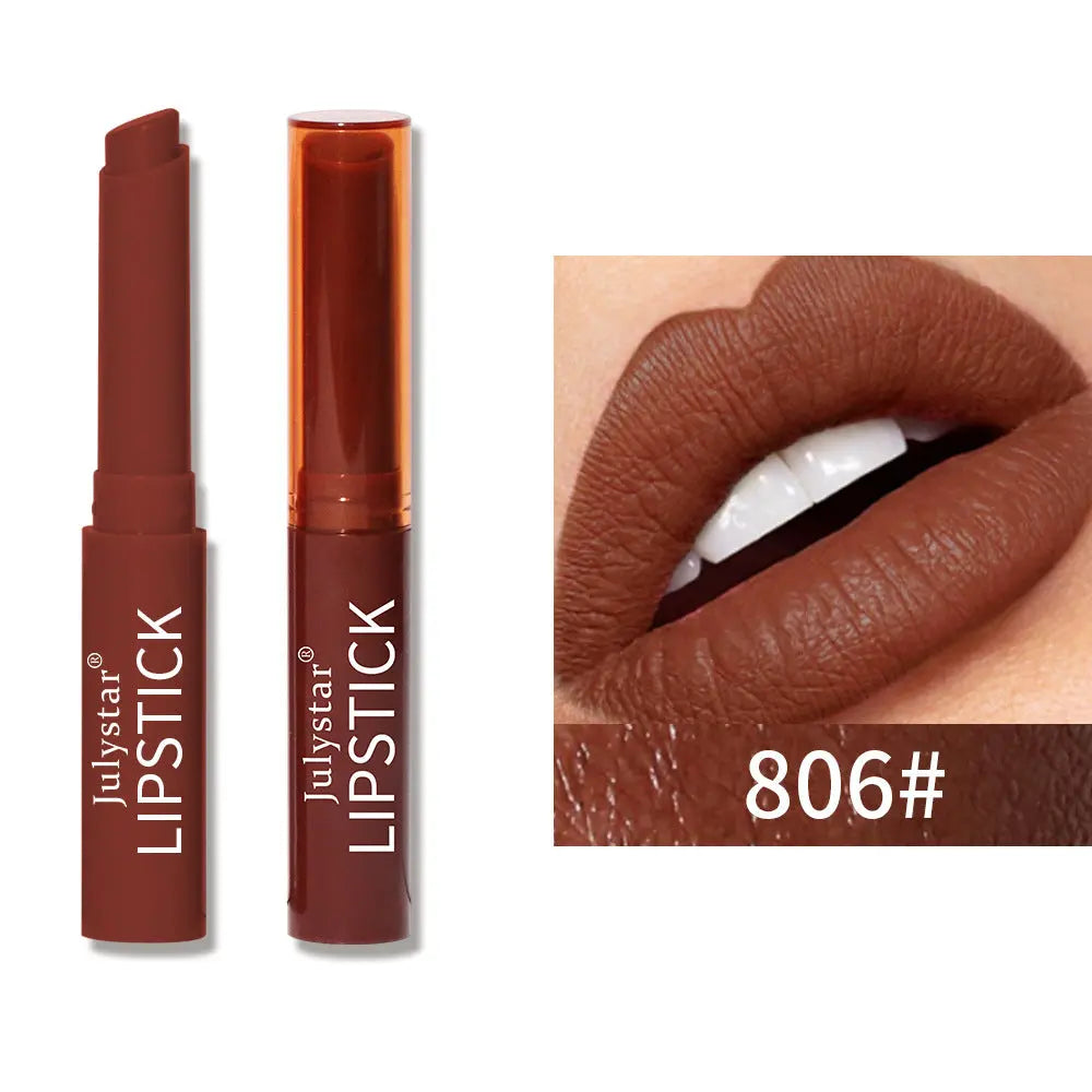 Durable Waterproof Non Stick Cup Genuine Six Color Lipstick Matte Velvet Foggy Lipstick eprolo