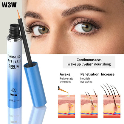 W3W Eyelash serum black thick Eyelash serum long curling eprolo