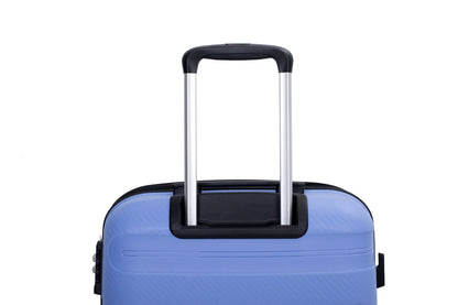 Hardshell Suitcase Spinner Wheels PP Luggage Sets Lightweight Durable Suitcase ,3-Piece Set (20/24/28) ,Purplish Blue eprolo