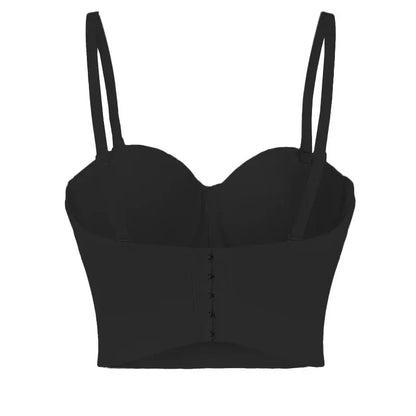 Wholesale Luxury Design Corset Diamonds Rivet Outwear Crop Tops for Women Sexy Camis eprolo