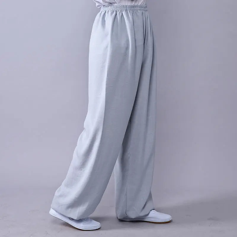 Cotton and linen summer Tai Chi clothing practice pants women's lantern pants yoga pants breathable Tai Chi pants eprolo