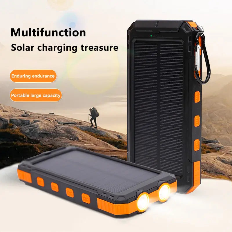 Ultra thin solar power bank 20000mAh with compass three proof solar power bank eprolo