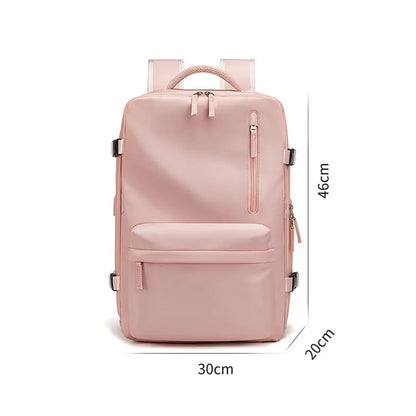 Waterproof 18 Inch Laptop Backpacks School Bags with usb Dily Life Vintage Unisex Leather Student Backpack for Men eprolo