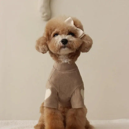 Teddy Bear York Sharberd Velvet Hoodie Pet Love Embroidery Warm Clothes eprolo