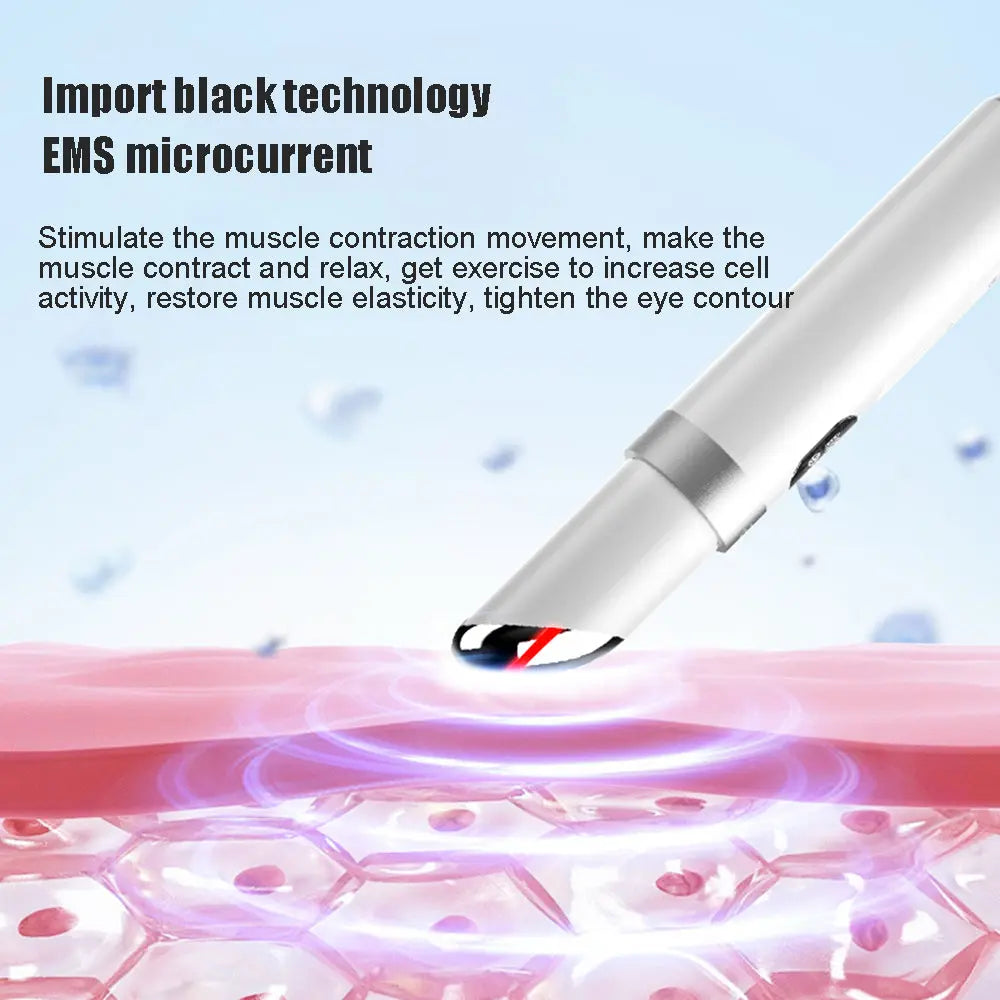 Beauty Eye Cream Massage Eye Care EMS Import Instrument Black Eye Circles Eye Bags Beauty Pen Electric Eye Beauty Instrument eprolo