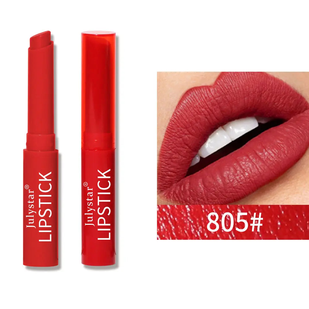 Durable Waterproof Non Stick Cup Genuine Six Color Lipstick Matte Velvet Foggy Lipstick eprolo