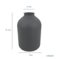 Matte Black Metal Vase: For Dried Flowers, Wedding Gifts, and Home Decor eprolo