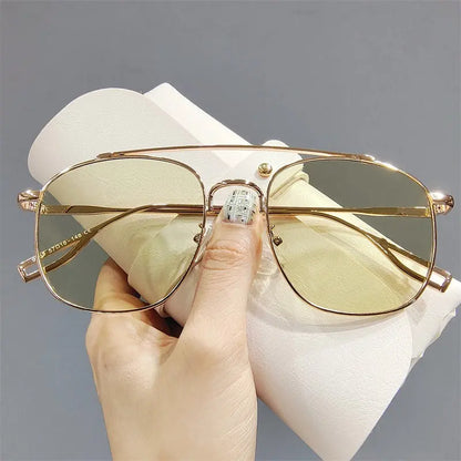 Irregular retro sunglasses, casual and personalized UV resistant sunglasses eprolo