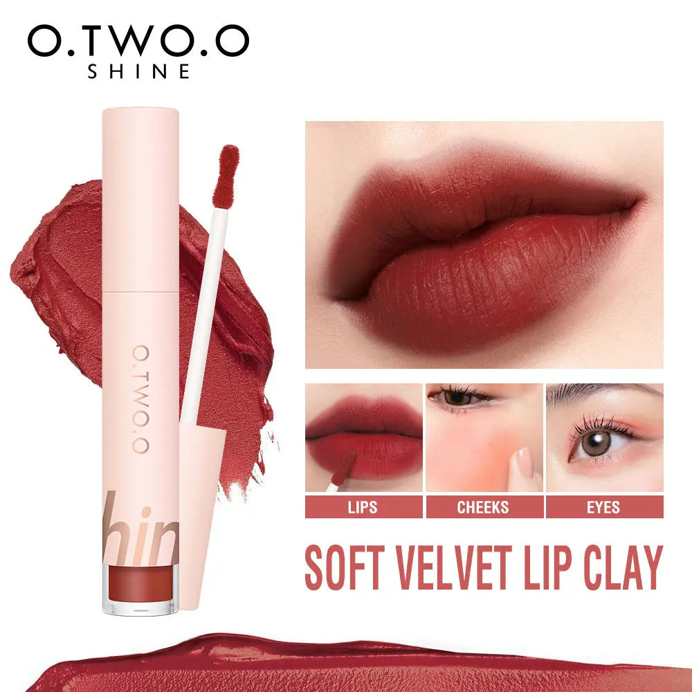 Soft Velvet Mist First Love Lip Slime Blush Eyeshadow Can Be Used For Three Velvet Non-Stick Cups Do Not Lose Color SE001 eprolo