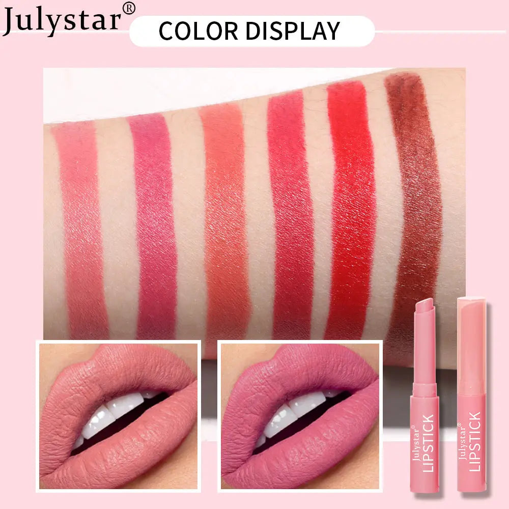 Durable Waterproof Non Stick Cup Genuine Six Color Lipstick Matte Velvet Foggy Lipstick eprolo