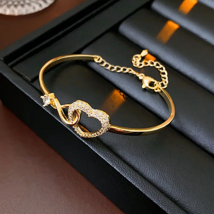 2025 Infinite - Symbol Hollow - Heart Bracelet for Daughter, with Gift Box, Ideal for Her Birthday Party and as an Adult Gift eprolo