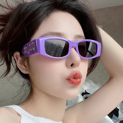 Fashion square sunglasses for men, punk style sunglasses for women, internet celebrity style glasses eprolo