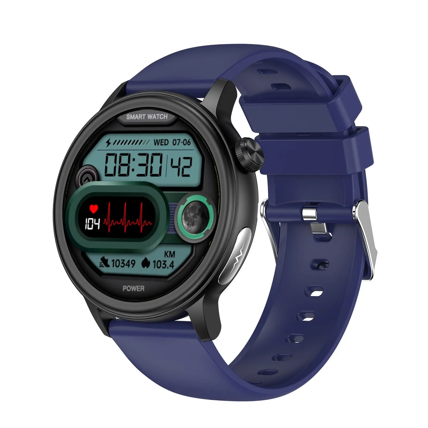 New ET470 smart watch ECG non-invasive blood oxygen BMI body fat uric acid blood lipids Bluetooth call eprolo