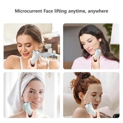 Micro current facial and neck rejuvenation beauty device firming household massager lip and face electric roller instrument eprolo