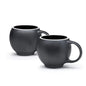 EVA teacups set of 2 - Black matte Tan Crius