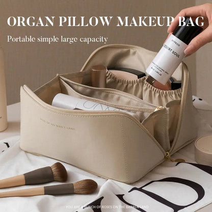 New Organ Pillow Bag Large Capacity Portable Travel Wash Bag Cosmetics Storage Portable Makeup Bag eprolo