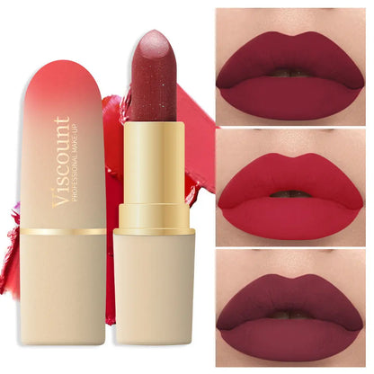 Waterproof And Durable Lipstick Velvet Fine Glitter Matte Lip And Cheek Dual-Use Lipstick eprolo