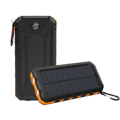 Ultra thin solar power bank 20000mAh with compass three proof solar power bank eprolo