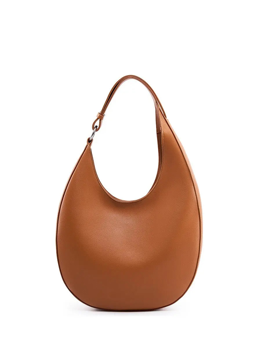 Single shoulder armpit bag genuine leather women's bag niche design crescent shaped bag crossbody tote bag versatile and trendy eprolo