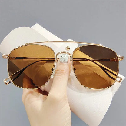 Irregular retro sunglasses, casual and personalized UV resistant sunglasses eprolo