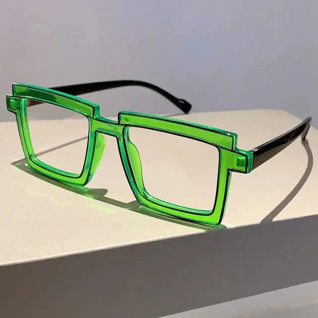 Vintage Square Eyeglasses   New Cute Cartoon Style Blue Light Blocking Spectacles Ins Trendy Optical Computer Eyewear eprolo