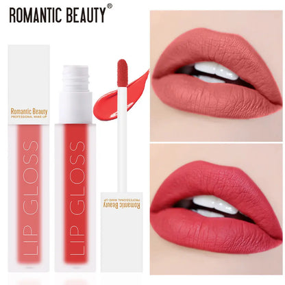 Romantic Beauty Velvet Matte Lip Glaze Non-Stick Lip Gloss eprolo