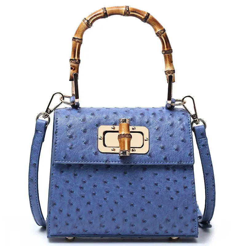 Buckle bag ostrich pattern single shoulder diagonal cross women's bag eprolo