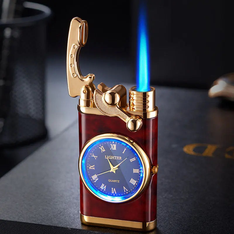 Multi functional electronic watch cigarette lighter integrated into one machine, versatile men's gift lighter eprolo