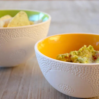 Nesting textured bowls - set of 3 Tan Crius