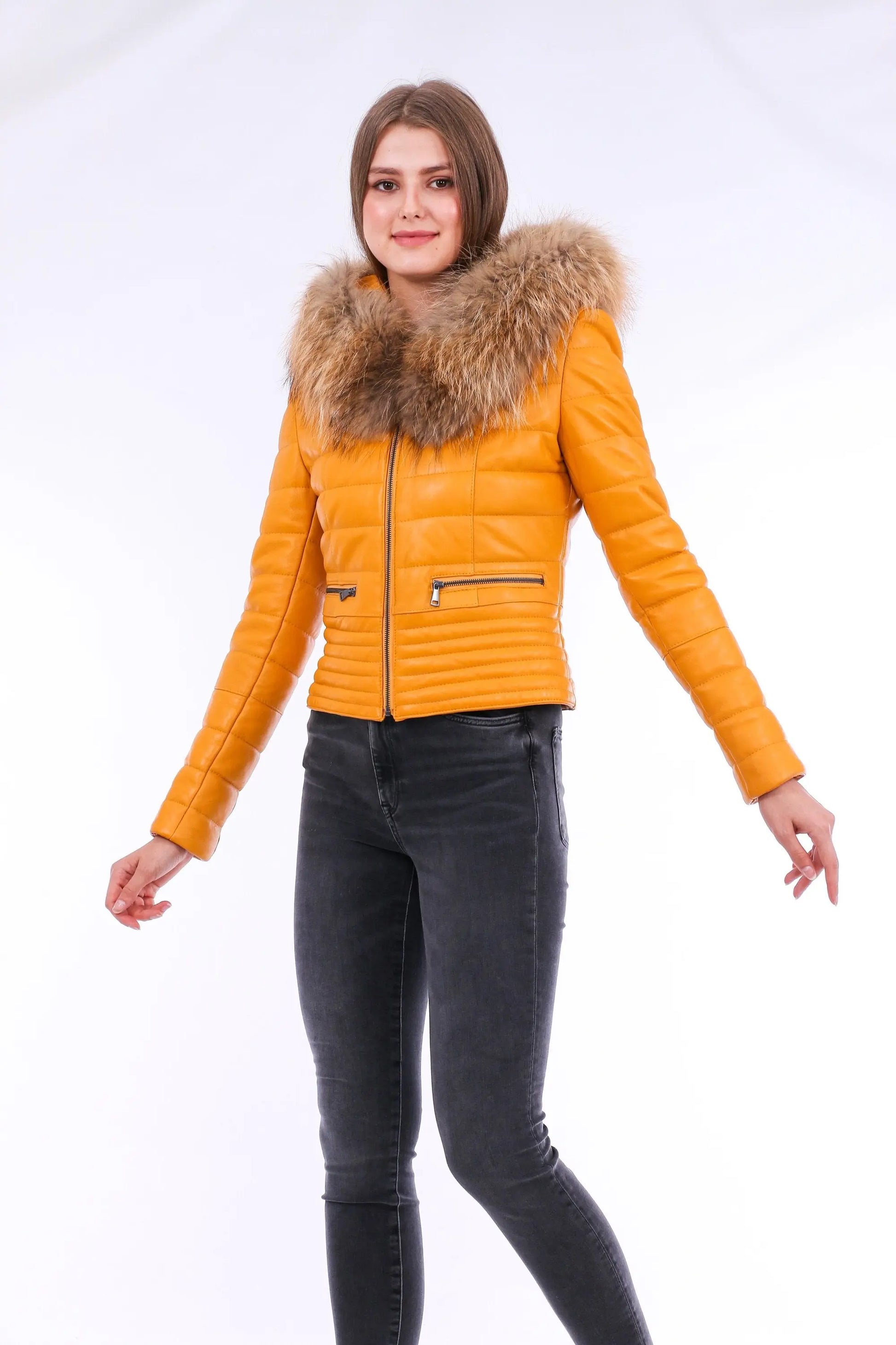 Anoraq Quilted Leather Jacket Sangria Iapetus