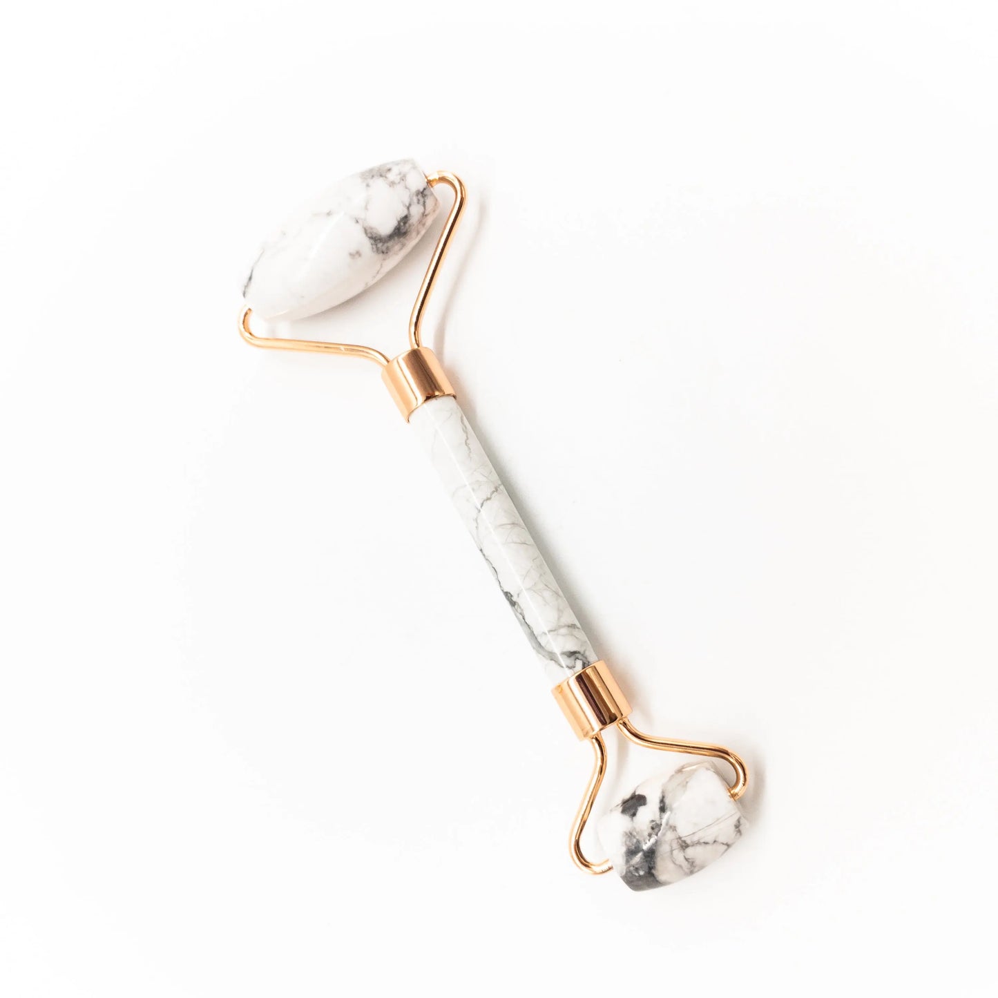 Copper & Crystal Face Roller - Massager Pink Corydalis