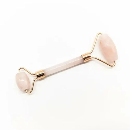 Copper & Crystal Face Roller - Massager Pink Corydalis