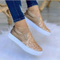 Moccasins Crystal Flat Female Loafers Shoes Gold/Black/Rose Gold Red Iphigenia