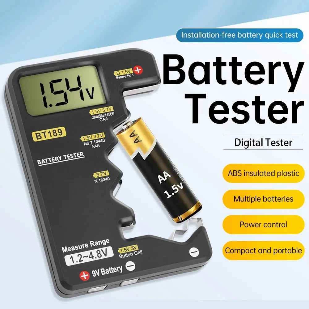 BT189 Ultra-small Battery Tester 9V AAAAA Button Cell Universal AliExpress