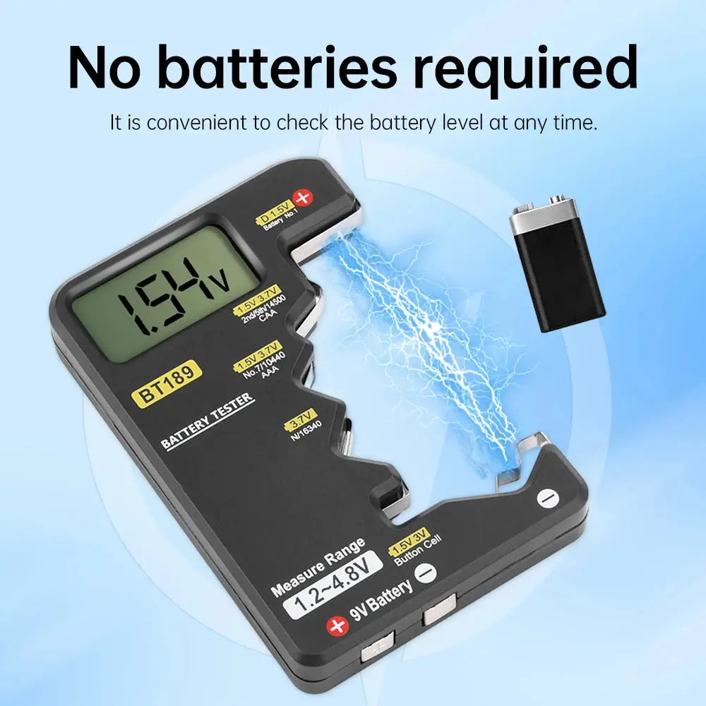 BT189 Ultra-small Battery Tester 9V AAAAA Button Cell Universal AliExpress