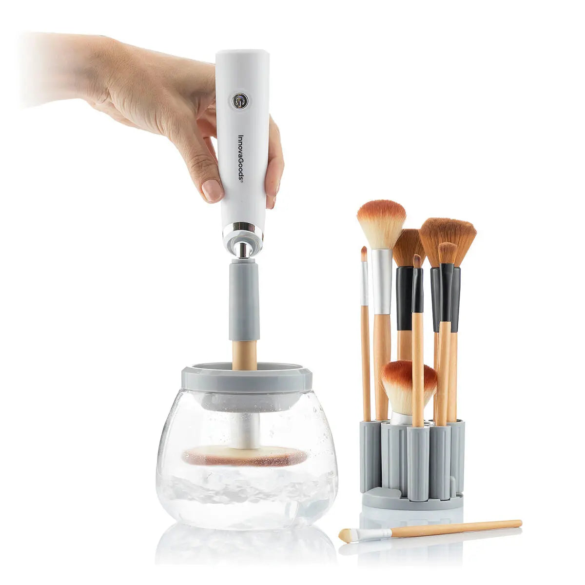 Automatic Make-up Brush Cleaner and Dryer Maklin InnovaGoods Bigbuy