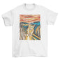 The Scream parody cat t-shirt Turquoise Theseus