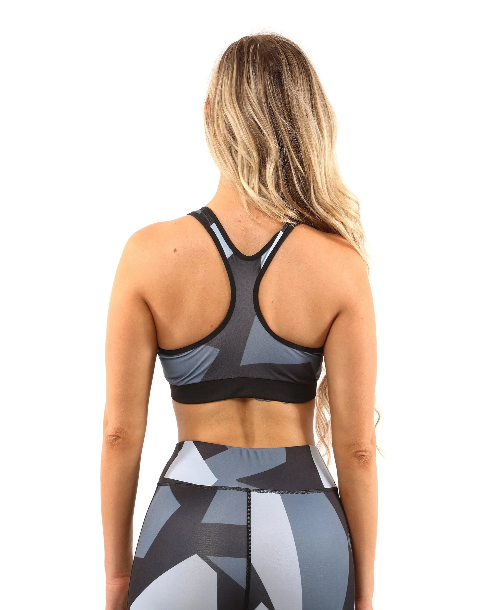 Bondi Set - Leggings & Sports Bra - Black/Grey Lazurite