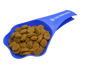 2in1 Paw-shaped Durable and Sturdy Pet Food Scoop/Clip (1 cup) Teal Zeus