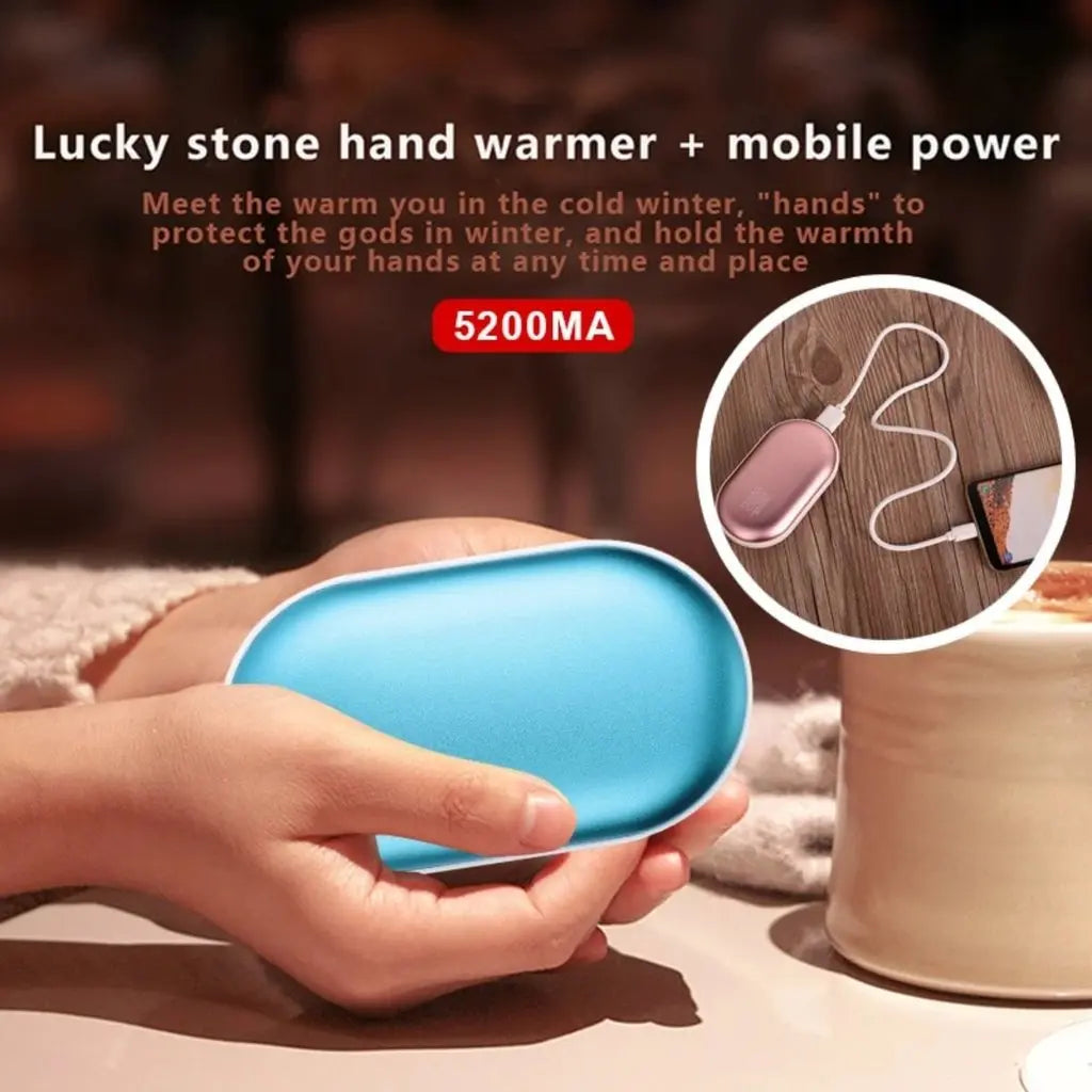 Portable USB Hand Warmer Egg Yellow Pandora